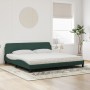 Cama con colchón terciopelo verde oscuro 200x200 cm de vidaXL, Camas y somieres - Ref: Foro24-3208474, Precio: 417,17 €, Desc...