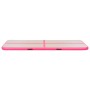 Esterilla inflable de gimnasia con bomba 300x100x10 cm PVC rosa de vidaXL, Esteras para pilates y yoga - Ref: Foro24-91912, P...