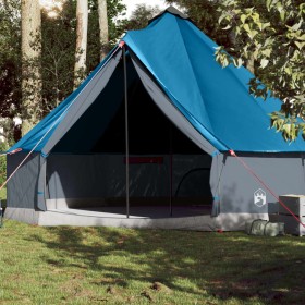 Tienda de campaña familiar tipi 10 personas impermeable azul de vidaXL, Tiendas de campaña - Ref: Foro24-94595, Precio: 216,4...