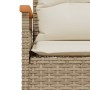 Juego de sofás de jardín con cojines beige 3 pzas ratán PE de vidaXL, Conjuntos de jardín - Ref: Foro24-368406, Precio: 203,2...