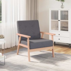 Sillón de tela gris oscuro en Sillones | Comprar online en Foru.es