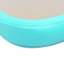 Esterilla inflable de gimnasia y bomba 700x100x10 cm PVC verde de vidaXL, Esteras para pilates y yoga - Ref: Foro24-91926, Pr...