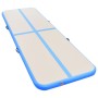 Esterilla inflable de gimnasia con bomba 400x100x10 cm PVC azul de vidaXL, Esteras para pilates y yoga - Ref: Foro24-91916, P...