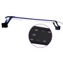 Luz LED para acuario con abrazaderas azul y blanco 75-90 cm de vidaXL, Iluminación para acuarios - Ref: Foro24-50954, Precio:...