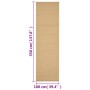 Alfombra de sisal natural 100x350 cm de vidaXL, Alfombras - Ref: Foro24-136315, Precio: 203,51 €, Descuento: %