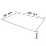 Quadratische Tischplatte aus gehärtetem Glas 1000 x 620 mm von vidaXL, Tischplatten - Ref: Foro24-243633, Preis: 51,20 €, Rab...