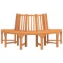 Banco de árbol semicircular madera maciza eucalipto Ø208 cm de vidaXL, Bancos de jardín - Ref: Foro24-362156, Precio: 281,13 ...