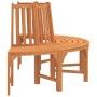 Banco de árbol semicircular madera maciza eucalipto Ø208 cm de vidaXL, Bancos de jardín - Ref: Foro24-362156, Precio: 281,13 ...
