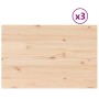 Tablero de mesa rectangular 3 uds madera de pino 80x53x1,7 cm de vidaXL, Tableros para mesas - Ref: Foro24-847420, Precio: 62...
