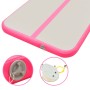 Esterilla inflable de gimnasia con bomba 500x100x10 cm PVC rosa de vidaXL, Esteras para pilates y yoga - Ref: Foro24-91918, P...