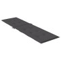 Cojín para tumbona tela gris antracita melange (75+105)x50x3 cm de vidaXL, Cojines para sillas y sofás - Ref: Foro24-4002486,...