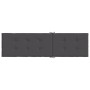 Cojín para tumbona tela gris antracita melange (75+105)x50x3 cm de vidaXL, Cojines para sillas y sofás - Ref: Foro24-4002486,...
