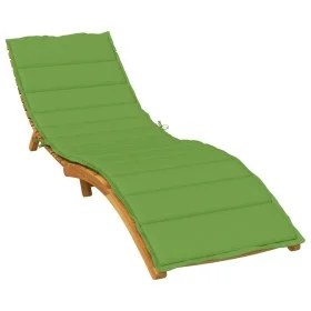 Cojín para tumbona tela verde melange 200x50x4 cm de vidaXL, Cojines para sillas y sofás - Ref: Foro24-4002503, Precio: 39,75...