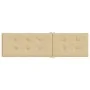 Cojín para tumbona tela beige melange (75+105)x50x3 cm de vidaXL, Cojines para sillas y sofás - Ref: Foro24-4002490, Precio: ...