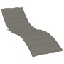 Cojín para tumbona tela gris oscuro melange 200x50x4 cm de vidaXL, Cojines para sillas y sofás - Ref: Foro24-4002499, Precio:...