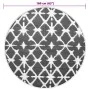 Alfombra de exterior ARAKIL azul y blanca Ø160 cm PP de vidaXL, Protectores para exterior - Ref: Foro24-368491, Precio: 24,12...
