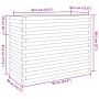 Jardinera madera maciza de abeto Douglas 90x40x68,5 cm de vidaXL, Maceteros y jardineras - Ref: Foro24-3282492, Precio: 193,9...