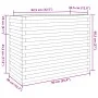 Jardinera madera maciza de abeto Douglas 90x40x68,5 cm by vidaXL, Pots and planters - Ref: Foro24-3282492, Price: 191,35 €, D...