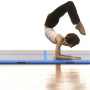 Esterilla inflable de gimnasia con bomba 800x100x10 cm PVC azul de vidaXL, Esteras para pilates y yoga - Ref: Foro24-91928, P...