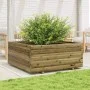 Jardinera madera de pino impregnada 110x110x49,5 cm de vidaXL, Maceteros y jardineras - Ref: Foro24-3282548, Precio: 263,49 €...