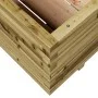 Jardinera madera de pino impregnada 110x110x49,5 cm de vidaXL, Maceteros y jardineras - Ref: Foro24-3282548, Precio: 263,49 €...