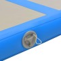 Esterilla inflable de gimnasia con bomba 800x100x10 cm PVC azul de vidaXL, Esteras para pilates y yoga - Ref: Foro24-91928, P...