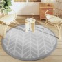 Alfombra de exterior ARAKIL gris Ø160 cm PP de vidaXL, Protectores para exterior - Ref: Foro24-368549, Precio: 30,37 €, Descu...