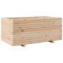 Jardinera madera maciza de pino 110x60x49,5 cm de vidaXL, Maceteros y jardineras - Ref: Foro24-3282569, Precio: 188,75 €, Des...