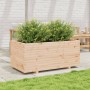 Jardinera madera maciza de pino 110x60x49,5 cm de vidaXL, Maceteros y jardineras - Ref: Foro24-3282569, Precio: 188,75 €, Des...