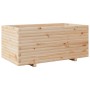 Jardinera madera maciza de pino 110x60x49,5 cm de vidaXL, Maceteros y jardineras - Ref: Foro24-3282569, Precio: 188,75 €, Des...