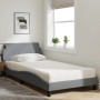 Cama con colchón tela gris claro 100x200 cm de vidaXL, Camas y somieres - Ref: Foro24-3208344, Precio: 238,53 €, Descuento: %