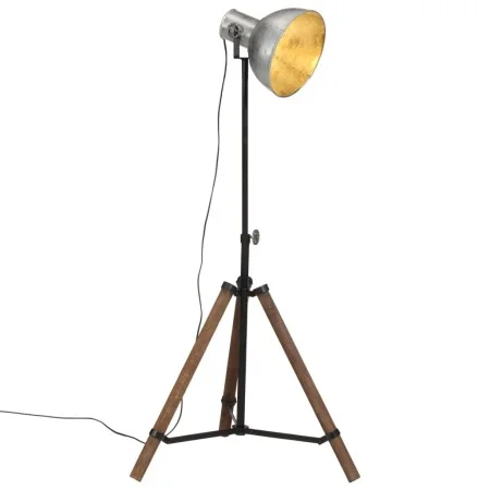 Lámpara de pie plateado vintage 25 W E27 75x75x90-150 cm de vidaXL, Lámparas - Ref: Foro24-371890, Precio: 73,37 €, Descuento: %