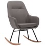 Silla mecedora de tela gris claro de vidaXL, Mecedoras - Ref: Foro24-289537, Precio: 146,26 €, Descuento: %