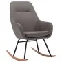 Silla mecedora de tela gris claro de vidaXL, Mecedoras - Ref: Foro24-289537, Precio: 144,64 €, Descuento: %