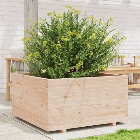 Jardinera madera maciza de pino 90x90x49,5 cm de vidaXL, Maceteros y jardineras - Ref: Foro24-3282534, Precio: 200,22 €, Desc...