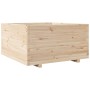 Jardinera madera maciza de pino 90x90x49,5 cm de vidaXL, Maceteros y jardineras - Ref: Foro24-3282534, Precio: 200,22 €, Desc...