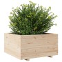 Jardinera madera maciza de pino 90x90x49,5 cm de vidaXL, Maceteros y jardineras - Ref: Foro24-3282534, Precio: 200,22 €, Desc...