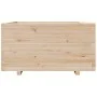 Jardinera madera maciza de pino 90x90x49,5 cm de vidaXL, Maceteros y jardineras - Ref: Foro24-3282534, Precio: 197,71 €, Desc...