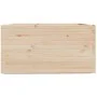 Jardinera madera maciza de pino 90x90x49,5 cm de vidaXL, Maceteros y jardineras - Ref: Foro24-3282534, Precio: 197,71 €, Desc...