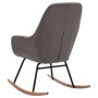 Silla mecedora de tela gris claro de vidaXL, Mecedoras - Ref: Foro24-289537, Precio: 146,26 €, Descuento: %