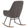 Silla mecedora de tela gris claro de vidaXL, Mecedoras - Ref: Foro24-289537, Precio: 144,64 €, Descuento: %