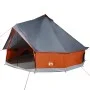 Tienda familiar tipi 10 personas impermeable gris naranja de vidaXL, Tiendas de campaña - Ref: Foro24-94596, Precio: 231,40 €...