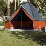 Tienda familiar tipi 10 personas impermeable gris naranja de vidaXL, Tiendas de campaña - Ref: Foro24-94596, Precio: 231,40 €...