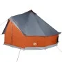 Tienda familiar tipi 10 personas impermeable gris naranja de vidaXL, Tiendas de campaña - Ref: Foro24-94596, Precio: 231,40 €...