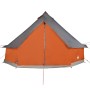 Tienda familiar tipi 10 personas impermeable gris naranja de vidaXL, Tiendas de campaña - Ref: Foro24-94596, Precio: 226,44 €...