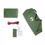 Lona de camping impermeable verde 300x294 cm de vidaXL, Tiendas de campaña - Ref: Foro24-94652, Precio: 34,92 €, Descuento: %