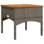 Set de sofá de jardín 3 pzas y cojines ratán sintético gris de vidaXL, Conjuntos de jardín - Ref: Foro24-368405, Precio: 205,...