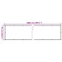 Pantalla de privacidad de balcón PVC blanco 1000x75 cm de vidaXL, Paneles de vallas - Ref: Foro24-4005402, Precio: 38,83 €, D...
