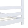 Estructura de cama infantil madera maciza pino blanco 70x140 cm de vidaXL, Cunas y camas para niños - Ref: Foro24-289610, Pre...