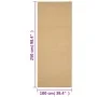Alfombra de sisal natural 100x250 cm de vidaXL, Alfombras - Ref: Foro24-136313, Precio: 122,44 €, Descuento: %